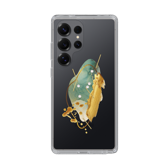 Slim Protection Case［ Nuance Painting Green ］