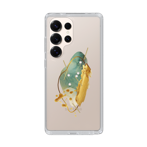 Slim Protection Case［ Nuance Painting Green ］