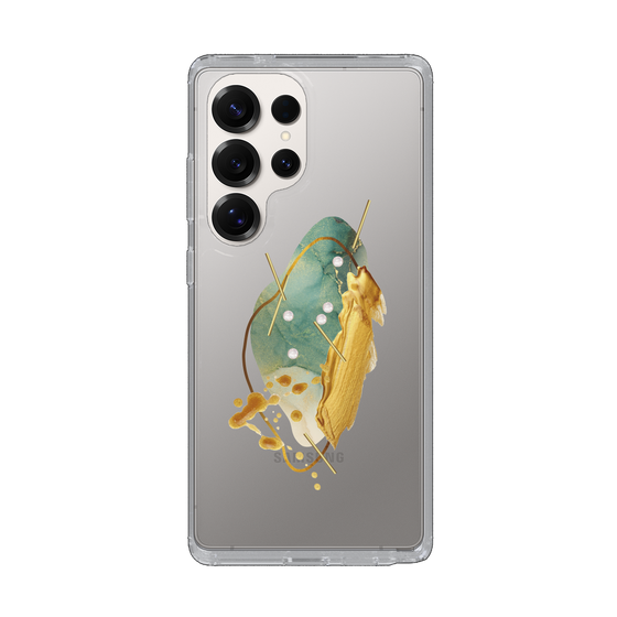 Slim Protection Case［ Nuance Painting Green ］