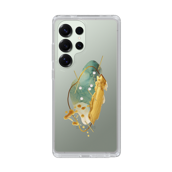 Slim Protection Case［ Nuance Painting Green ］