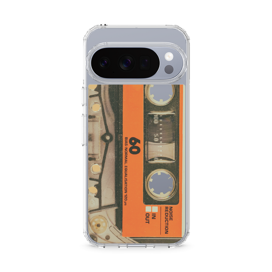 Slim Protection Case［ RETORO CASSETTE TAPE - Skeleton Orange ］