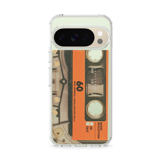 Slim Protection Case［ RETORO CASSETTE TAPE - Skeleton Orange ］