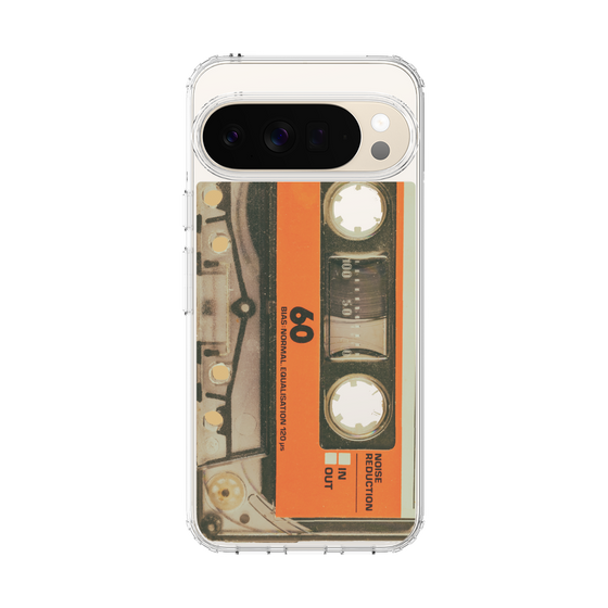 Slim Protection Case［ RETORO CASSETTE TAPE - Skeleton Orange ］