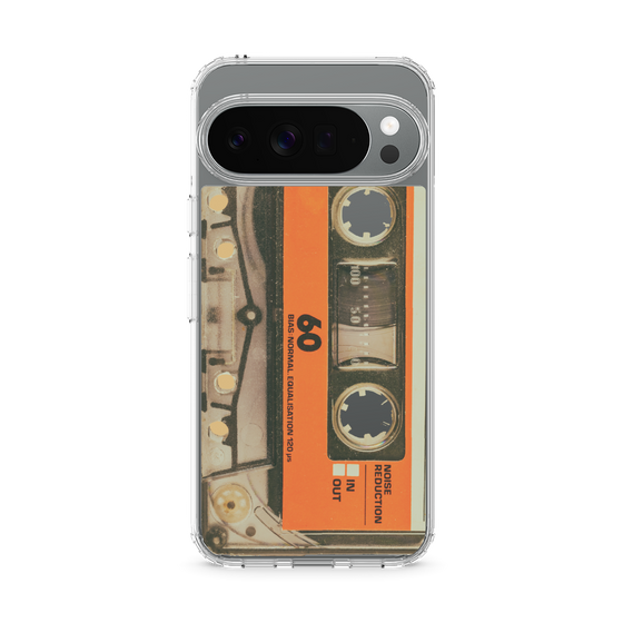 Slim Protection Case［ RETORO CASSETTE TAPE - Skeleton Orange ］