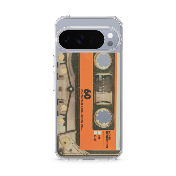 Slim Protection Case［ RETORO CASSETTE TAPE - Skeleton Orange ］