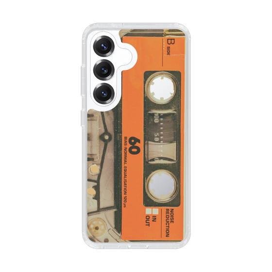 Slim Protection Case［ RETORO CASSETTE TAPE - Skeleton Orange ］