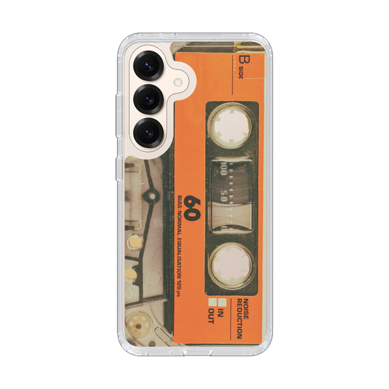 Slim Protection Case［ RETORO CASSETTE TAPE - Skeleton Orange ］
