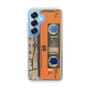 Slim Protection Case［ RETORO CASSETTE TAPE - Skeleton Orange ］