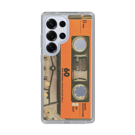 Slim Protection Case［ RETORO CASSETTE TAPE - Skeleton Orange ］