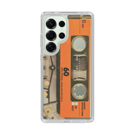 Slim Protection Case［ RETORO CASSETTE TAPE - Skeleton Orange ］