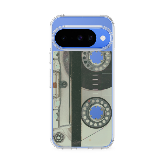 Slim Protection Case［ RETORO CASSETTE TAPE - Skeleton Blue ］