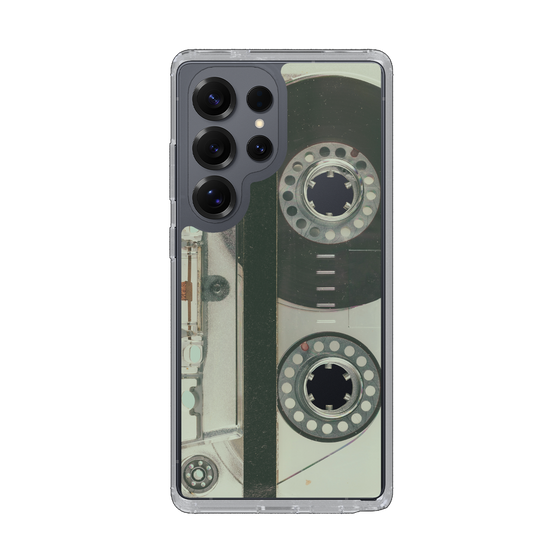 Slim Protection Case［ RETORO CASSETTE TAPE - Skeleton Blue ］