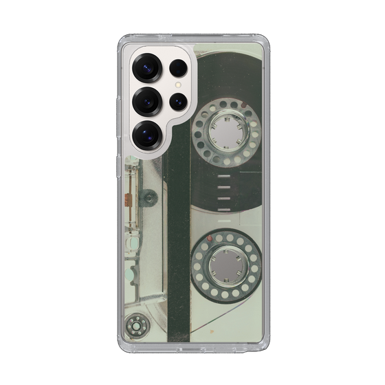 Slim Protection Case［ RETORO CASSETTE TAPE - Skeleton Blue ］