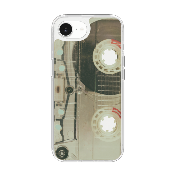 Slim Protection Case［ RETORO CASSETTE TAPE - Skeleton Red ］