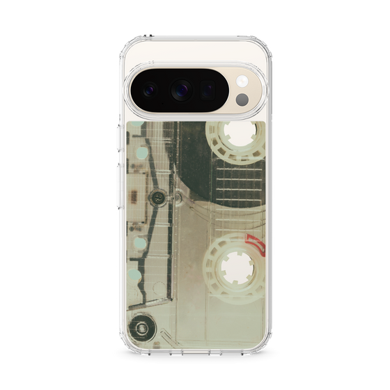 Slim Protection Case［ RETORO CASSETTE TAPE - Skeleton Red ］