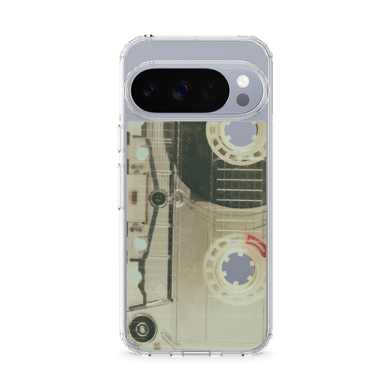 Slim Protection Case［ RETORO CASSETTE TAPE - Skeleton Red ］