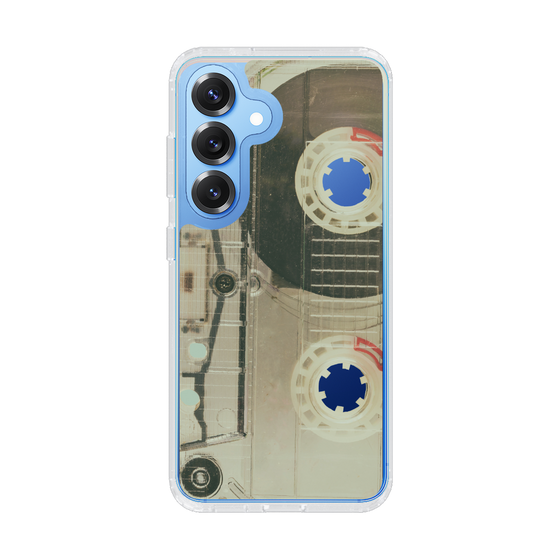 Slim Protection Case［ RETORO CASSETTE TAPE - Skeleton Red ］