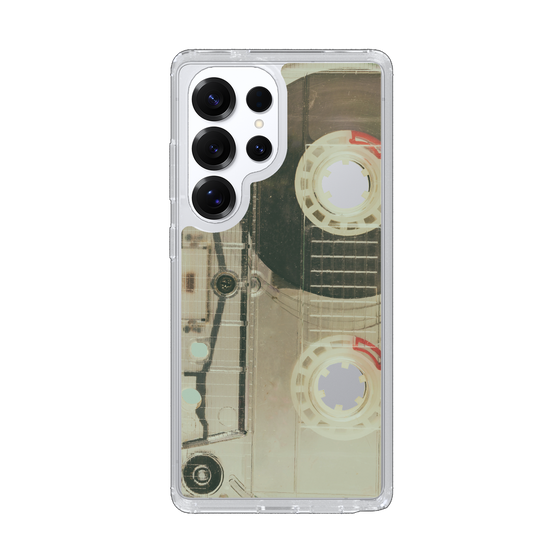 Slim Protection Case［ RETORO CASSETTE TAPE - Skeleton Red ］