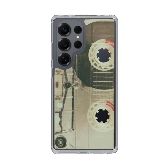 Slim Protection Case［ RETORO CASSETTE TAPE - Skeleton Red ］