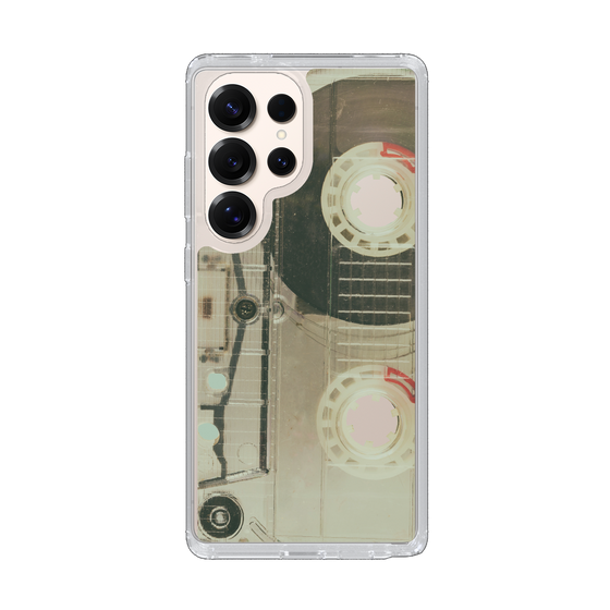 Slim Protection Case［ RETORO CASSETTE TAPE - Skeleton Red ］