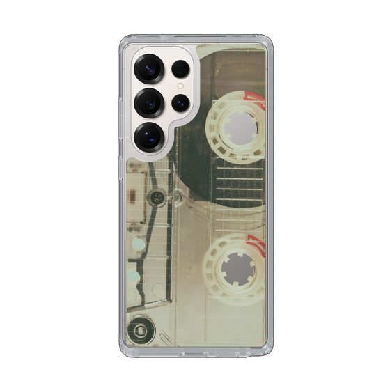 Slim Protection Case［ RETORO CASSETTE TAPE - Skeleton Red ］