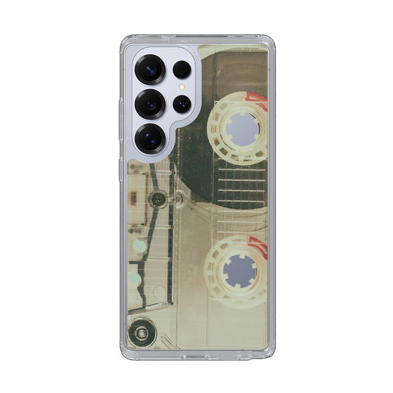 Slim Protection Case［ RETORO CASSETTE TAPE - Skeleton Red ］