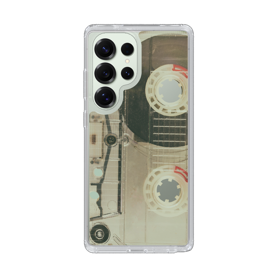 Slim Protection Case［ RETORO CASSETTE TAPE - Skeleton Red ］