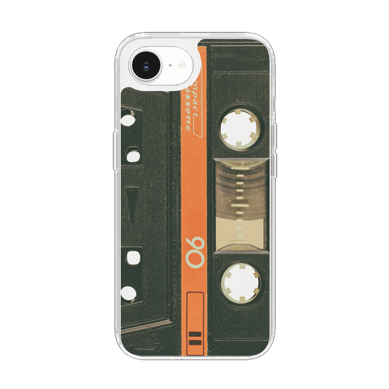 Slim Protection Case［ RETORO CASSETTE TAPE - Opacity Black ］
