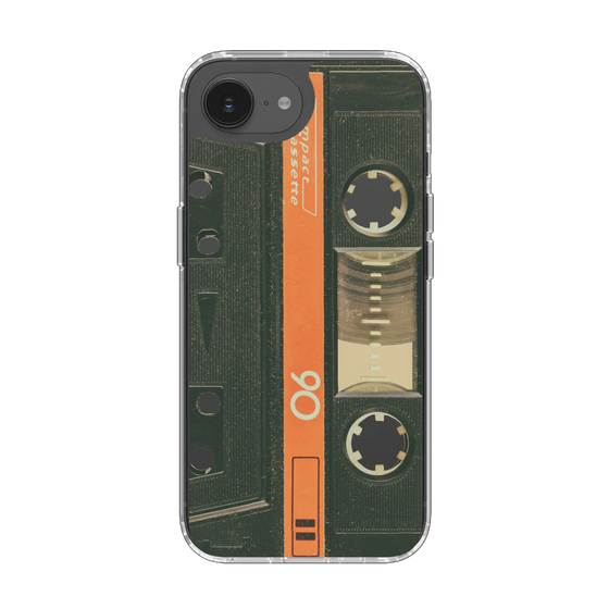 Slim Protection Case［ RETORO CASSETTE TAPE - Opacity Black ］