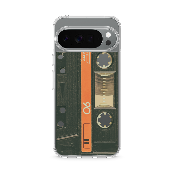 Slim Protection Case［ RETORO CASSETTE TAPE - Opacity Black ］