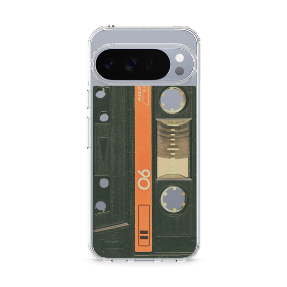 Slim Protection Case［ RETORO CASSETTE TAPE - Opacity Black ］
