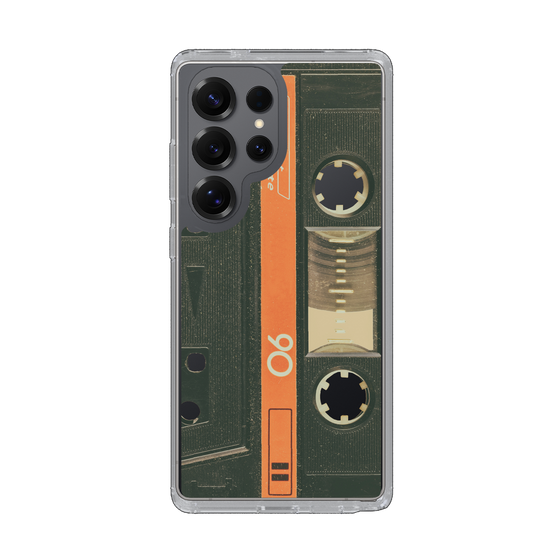 Slim Protection Case［ RETORO CASSETTE TAPE - Opacity Black ］