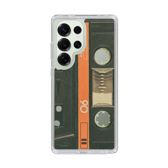 Slim Protection Case［ RETORO CASSETTE TAPE - Opacity Black ］