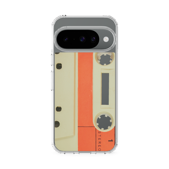 Slim Protection Case［ RETORO CASSETTE TAPE - Opacity White ］
