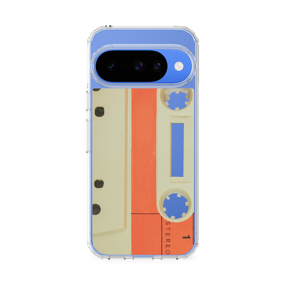 Slim Protection Case［ RETORO CASSETTE TAPE - Opacity White ］