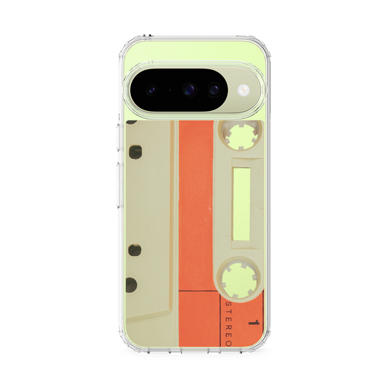 Slim Protection Case［ RETORO CASSETTE TAPE - Opacity White ］