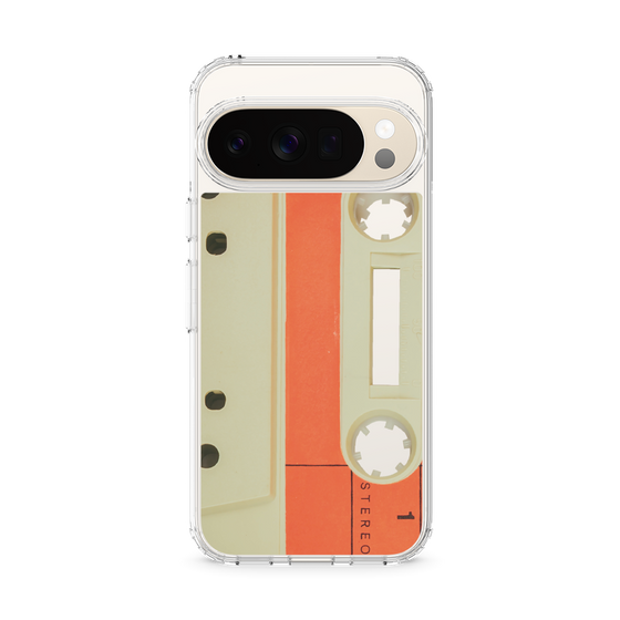 Slim Protection Case［ RETORO CASSETTE TAPE - Opacity White ］