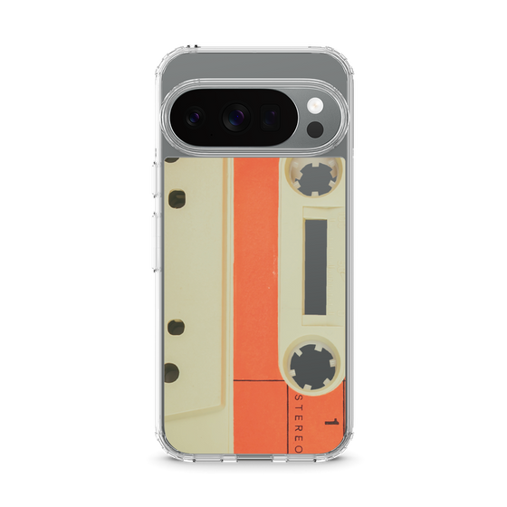 Slim Protection Case［ RETORO CASSETTE TAPE - Opacity White ］