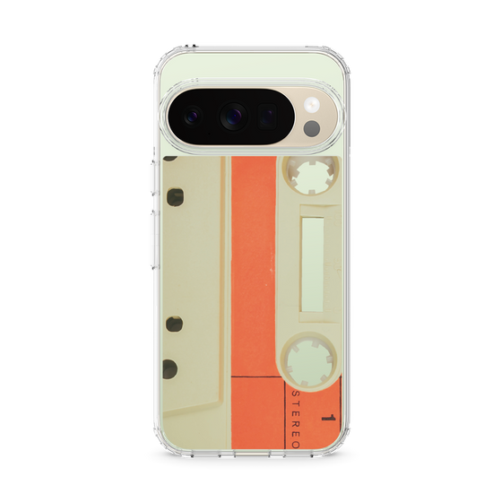 Slim Protection Case［ RETORO CASSETTE TAPE - Opacity White ］