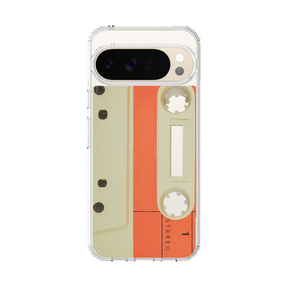 Slim Protection Case［ RETORO CASSETTE TAPE - Opacity White ］