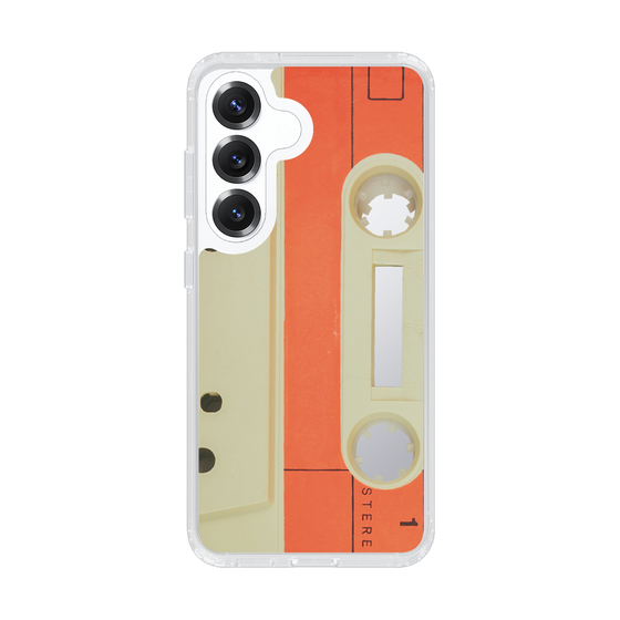 Slim Protection Case［ RETORO CASSETTE TAPE - Opacity White ］