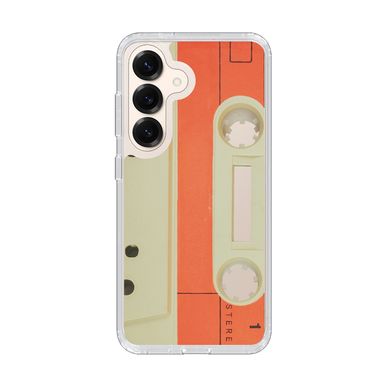 Slim Protection Case［ RETORO CASSETTE TAPE - Opacity White ］