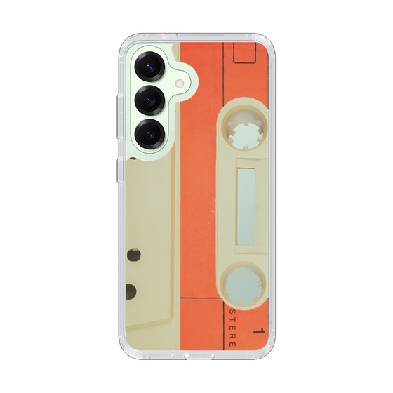 Slim Protection Case［ RETORO CASSETTE TAPE - Opacity White ］