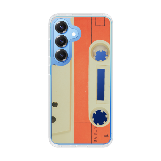 Slim Protection Case［ RETORO CASSETTE TAPE - Opacity White ］