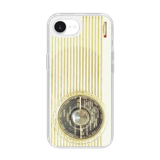 Slim Protection Case［ RETORO RADIO - White ］