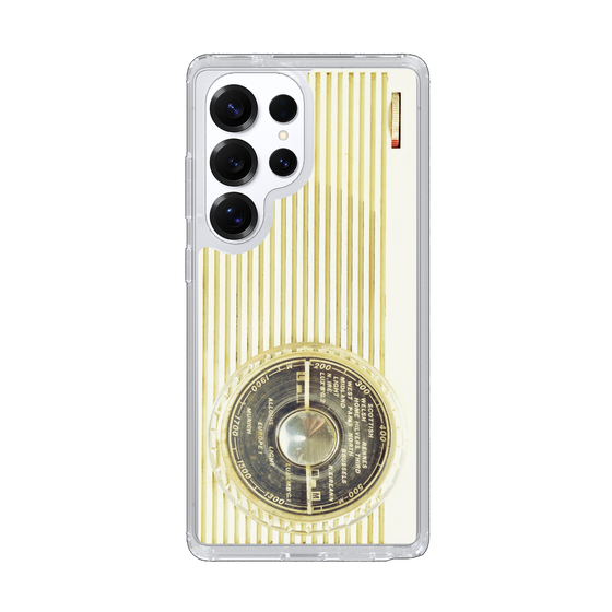 Slim Protection Case［ RETORO RADIO - White ］