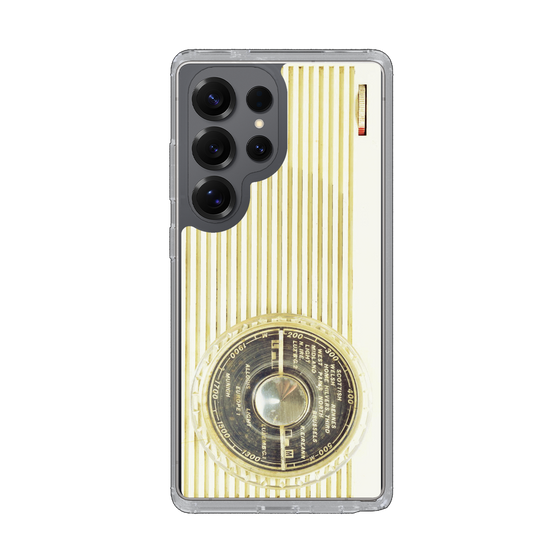 Slim Protection Case［ RETORO RADIO - White ］