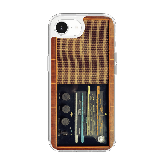 Slim Protection Case［ RETORO RADIO - Brown ］