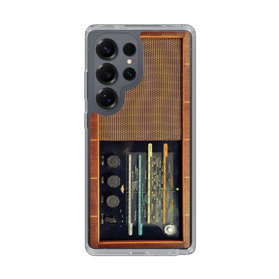 Slim Protection Case［ RETORO RADIO - Brown ］