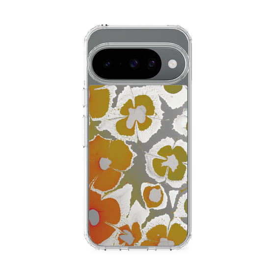 Slim Protection Case［ y2k(Year2000) - Flower - Yellow Gray ］